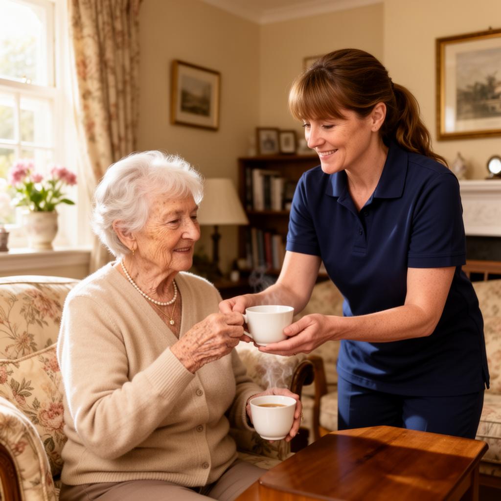 Arthur Morrison carer providing compassionate home care support to elderly client in Ilford